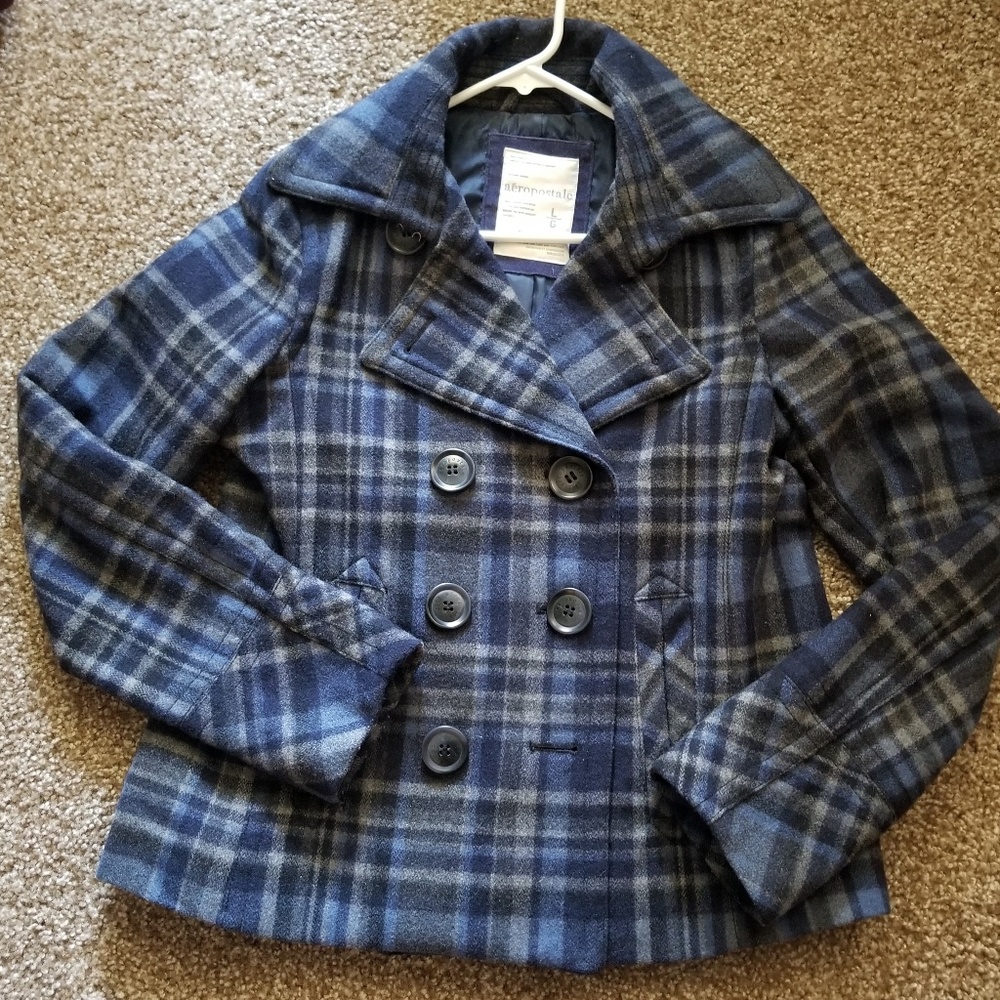 Blue peacoat